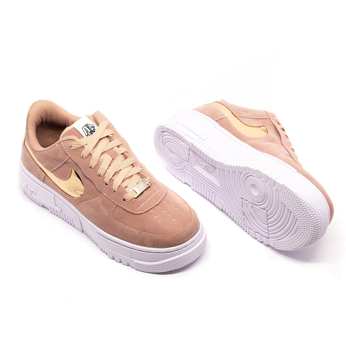 Tênis Feminino Nike Air Force Pixel Camurça - Imagem 19