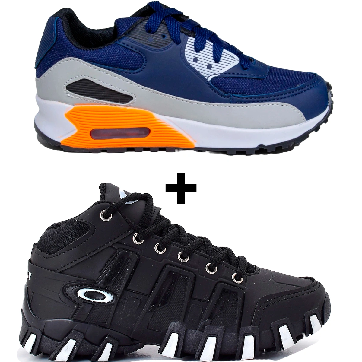 Kit 2 Tênis Infantil Botinha Oakley + Tênis Infantil Mini Max AIR Menino - Imagem 8