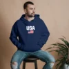 Blusa Moletom Estados Unidos da América USA Com Capuz - Imagem 10