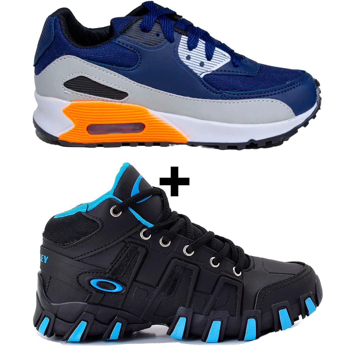 Kit 2 Tênis Infantil Botinha Oakley + Tênis Infantil Mini Max AIR Menino - Imagem 10