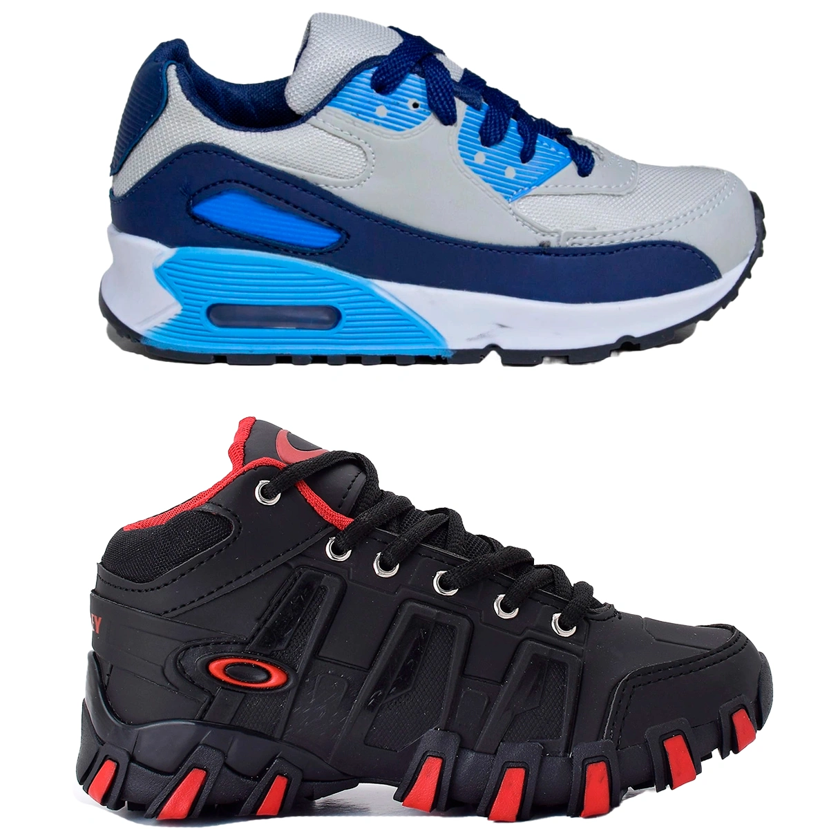 Kit 2 Tênis Infantil Botinha Oakley + Tênis Infantil Mini Max AIR Menino - Imagem 21