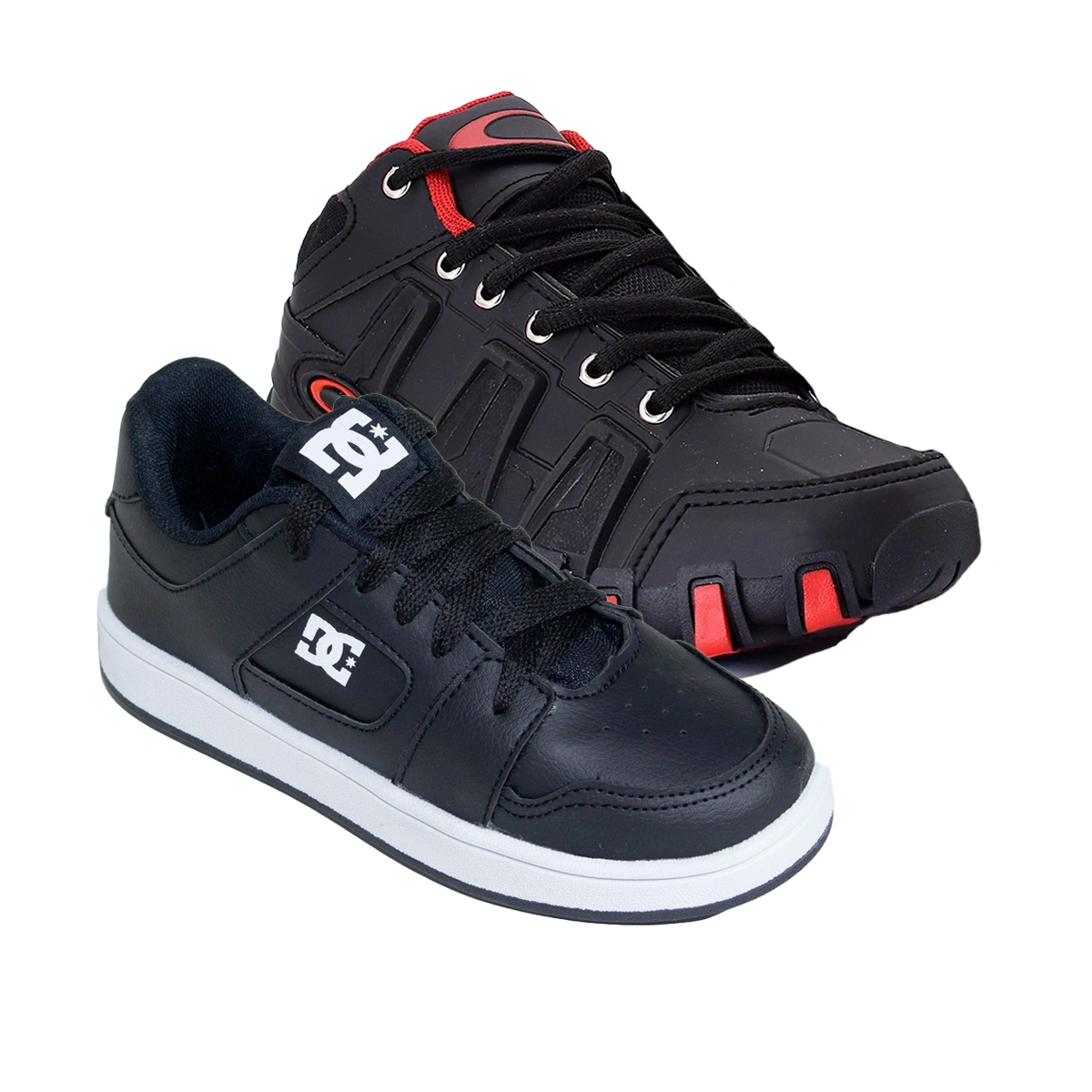 Kit 2 Tênis Infantil DC Shoes Skatista + Tênis Infantil Botinha Oakley - Imagem 11