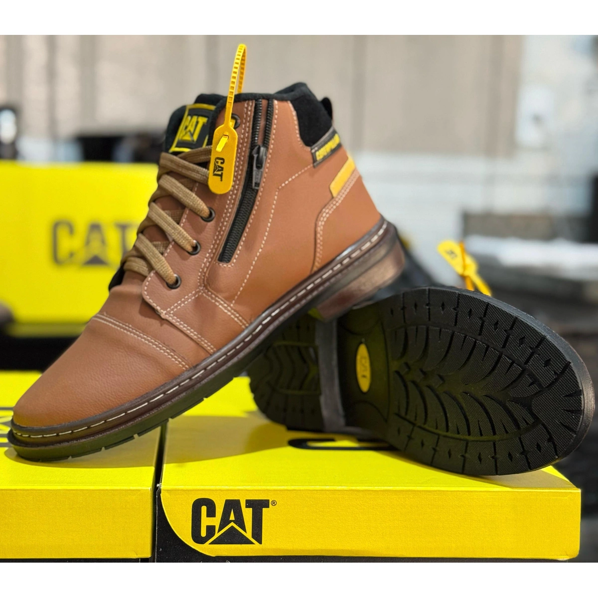Bota Masculina Caterpillar Zíper - Imagem 6
