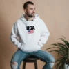 Blusa Moletom Estados Unidos da América USA Com Capuz - Imagem 13