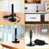 Antena Digital com Cabo De 4MT e Base Magnética com Imã - Imagem 6