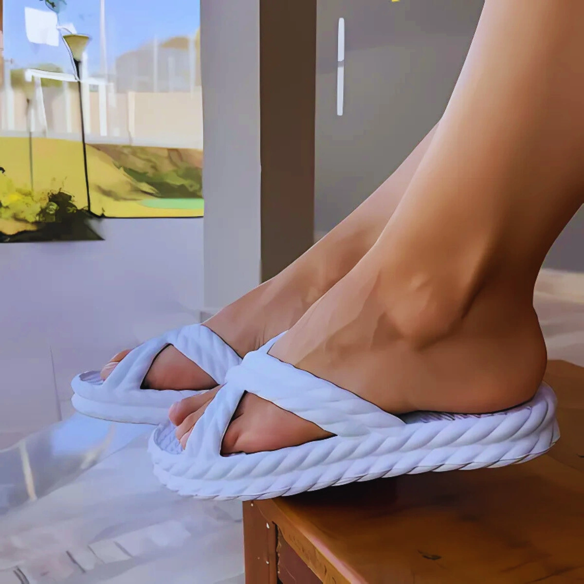 Chinelo Feminino Trançado Nuvem - Imagem 42