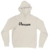 Blusa Moletom Versace Written Com Capuz Premium - Imagem 2