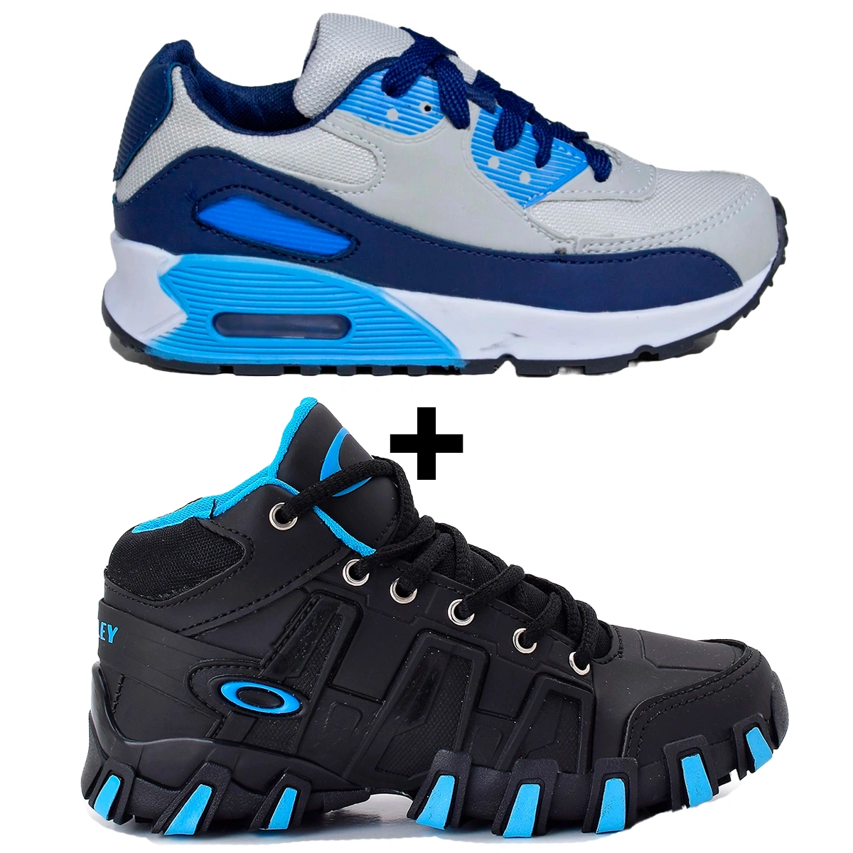 Kit 2 Tênis Infantil Botinha Oakley + Tênis Infantil Mini Max AIR Menino - Imagem 20