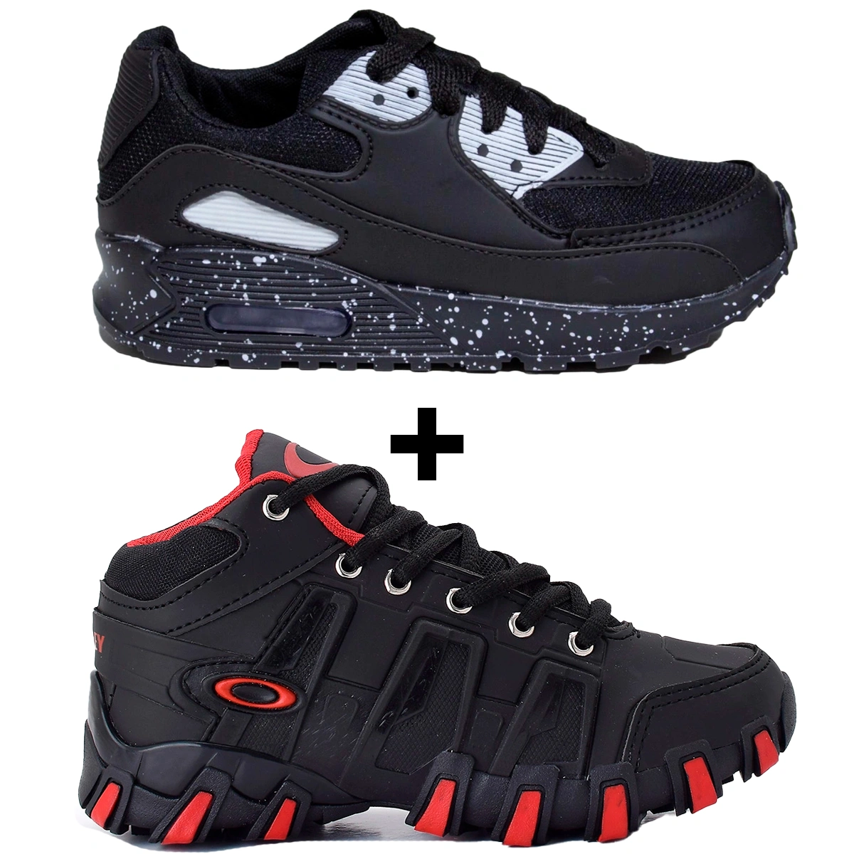 Kit 2 Tênis Infantil Botinha Oakley + Tênis Infantil Mini Max AIR Menino - Imagem 18
