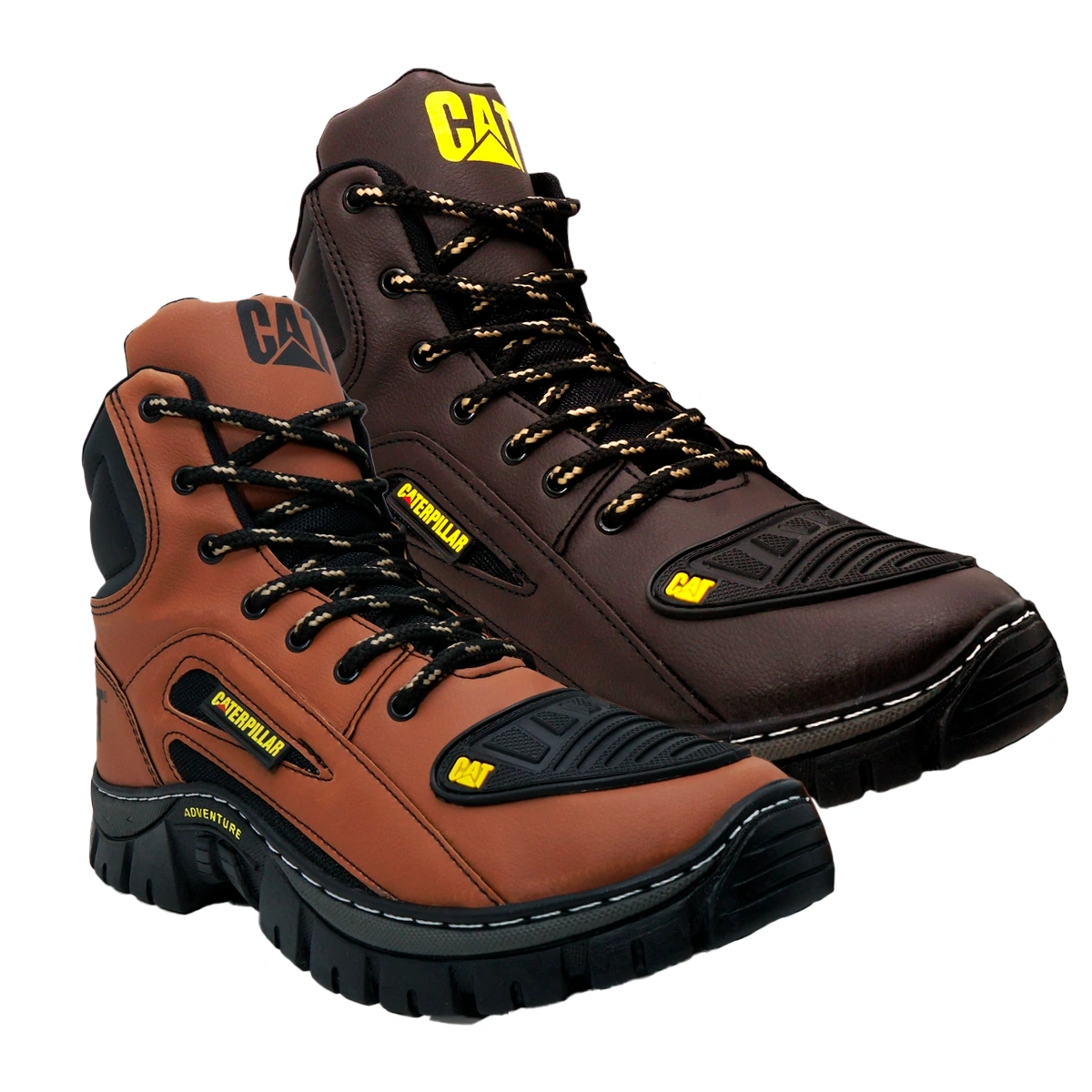 Kit 2 Bota Coturno Caterpillar CAT Cano Médio - Imagem 9