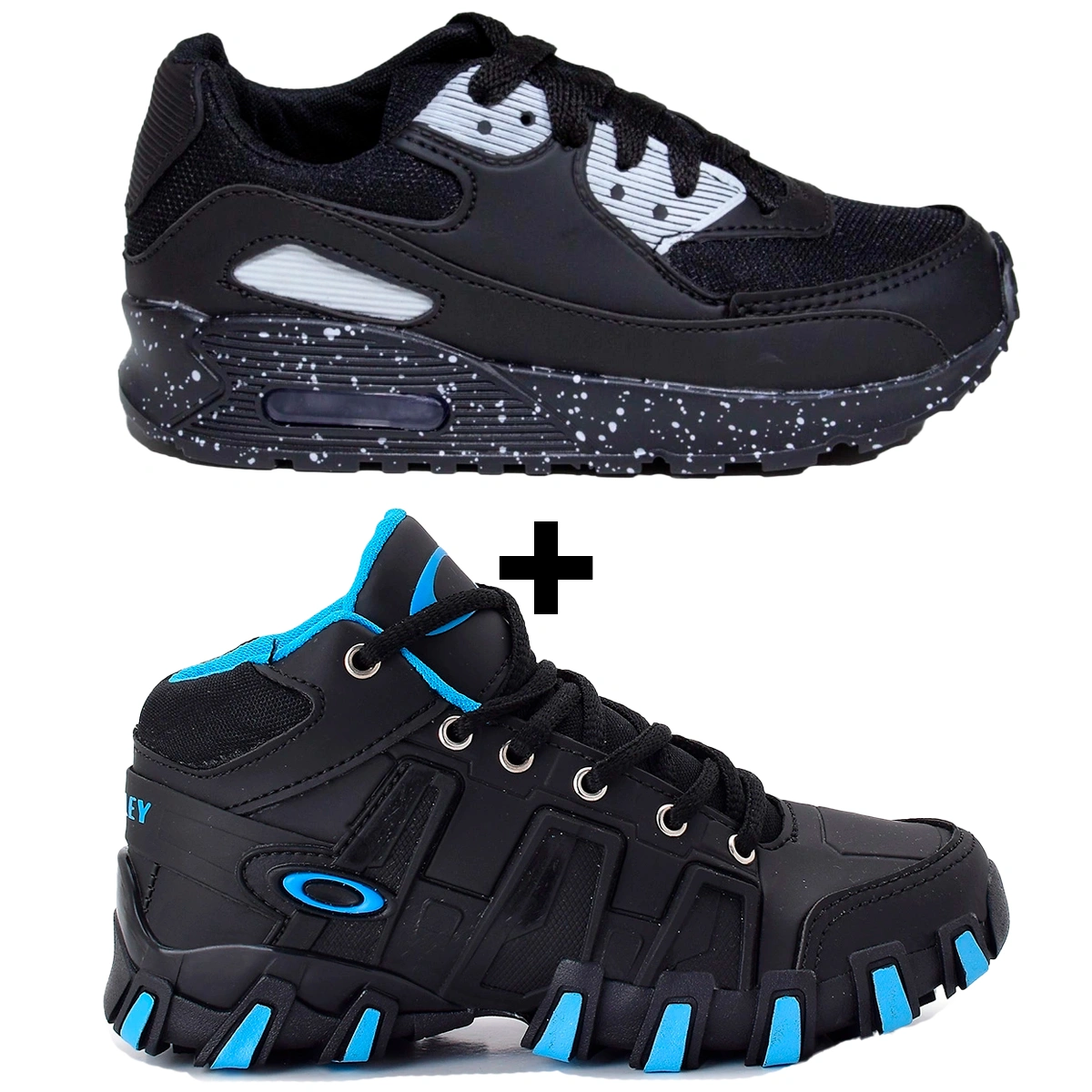 Kit 2 Tênis Infantil Botinha Oakley + Tênis Infantil Mini Max AIR Menino - Imagem 16