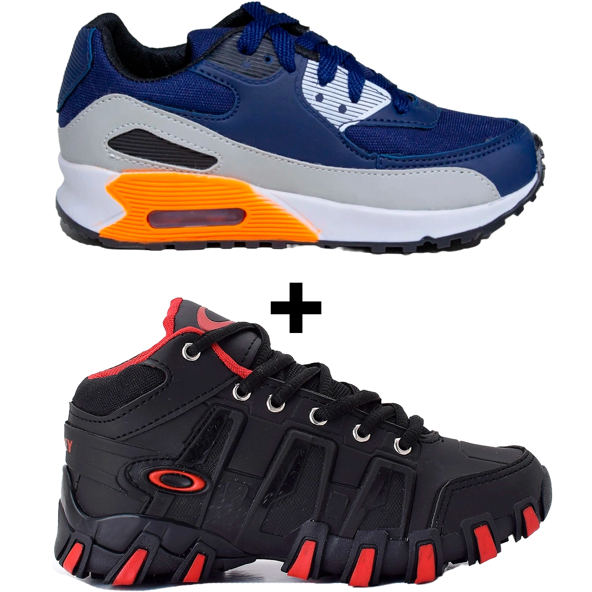 Kit 2 Tênis Infantil Botinha Oakley + Tênis Infantil Mini Max AIR Menino - Imagem 12