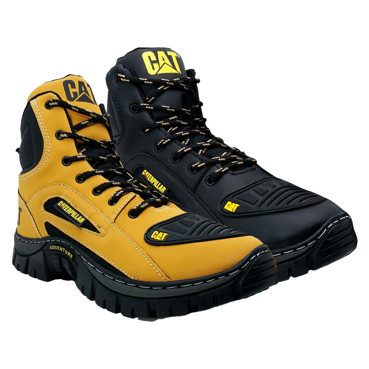 Kit 2 Bota Coturno Caterpillar CAT Cano Médio - Imagem 7