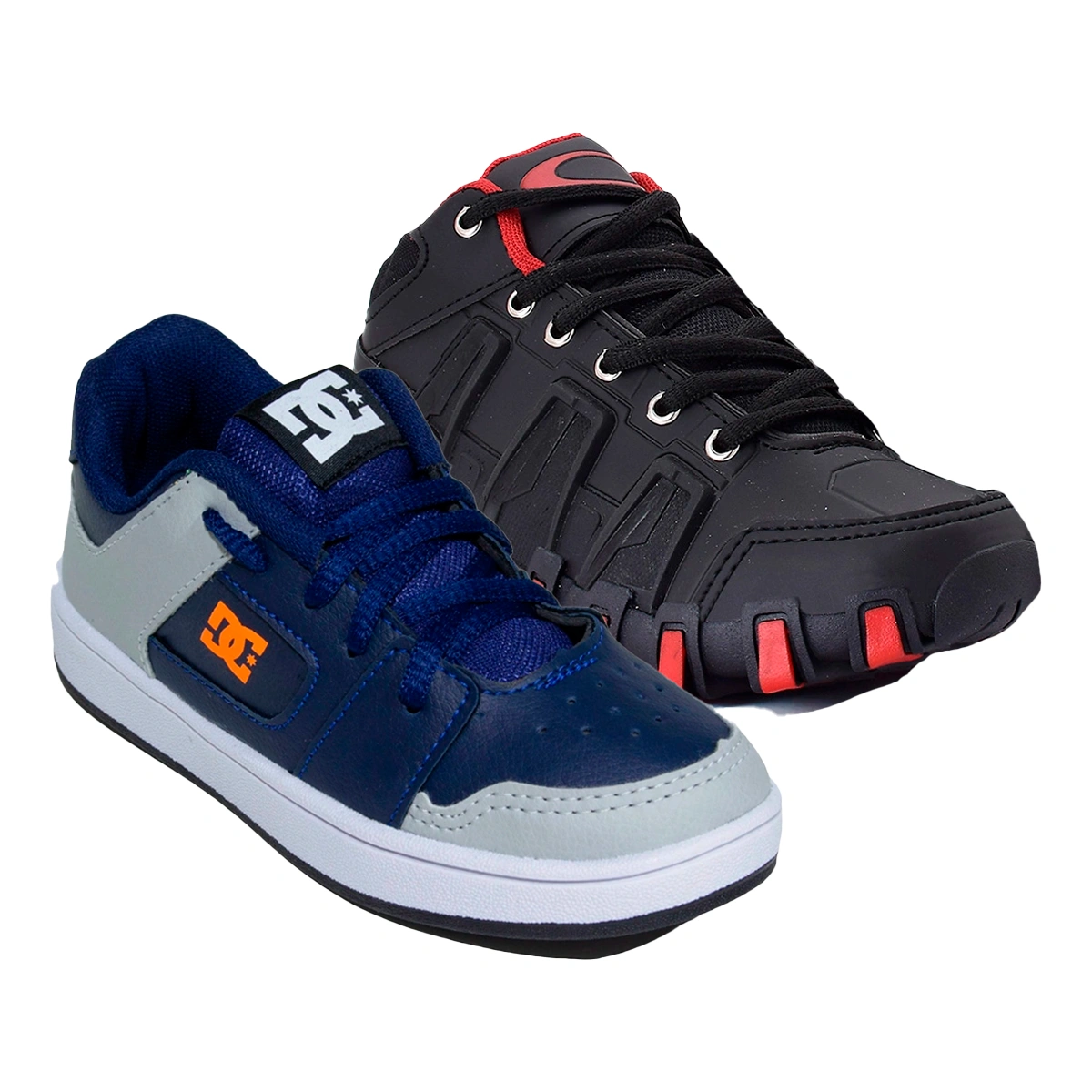 Kit 2 Tênis Infantil DC Shoes Skatista + Tênis Infantil Botinha Oakley - Imagem 5