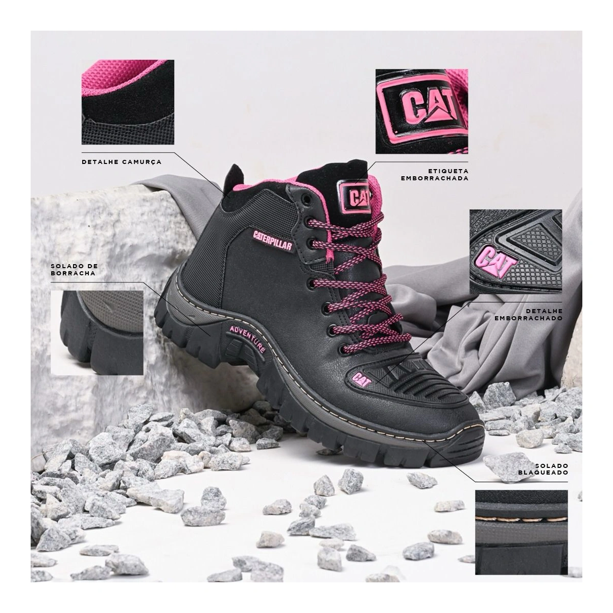 Bota Caterpillar Adventure Feminina - Imagem 7