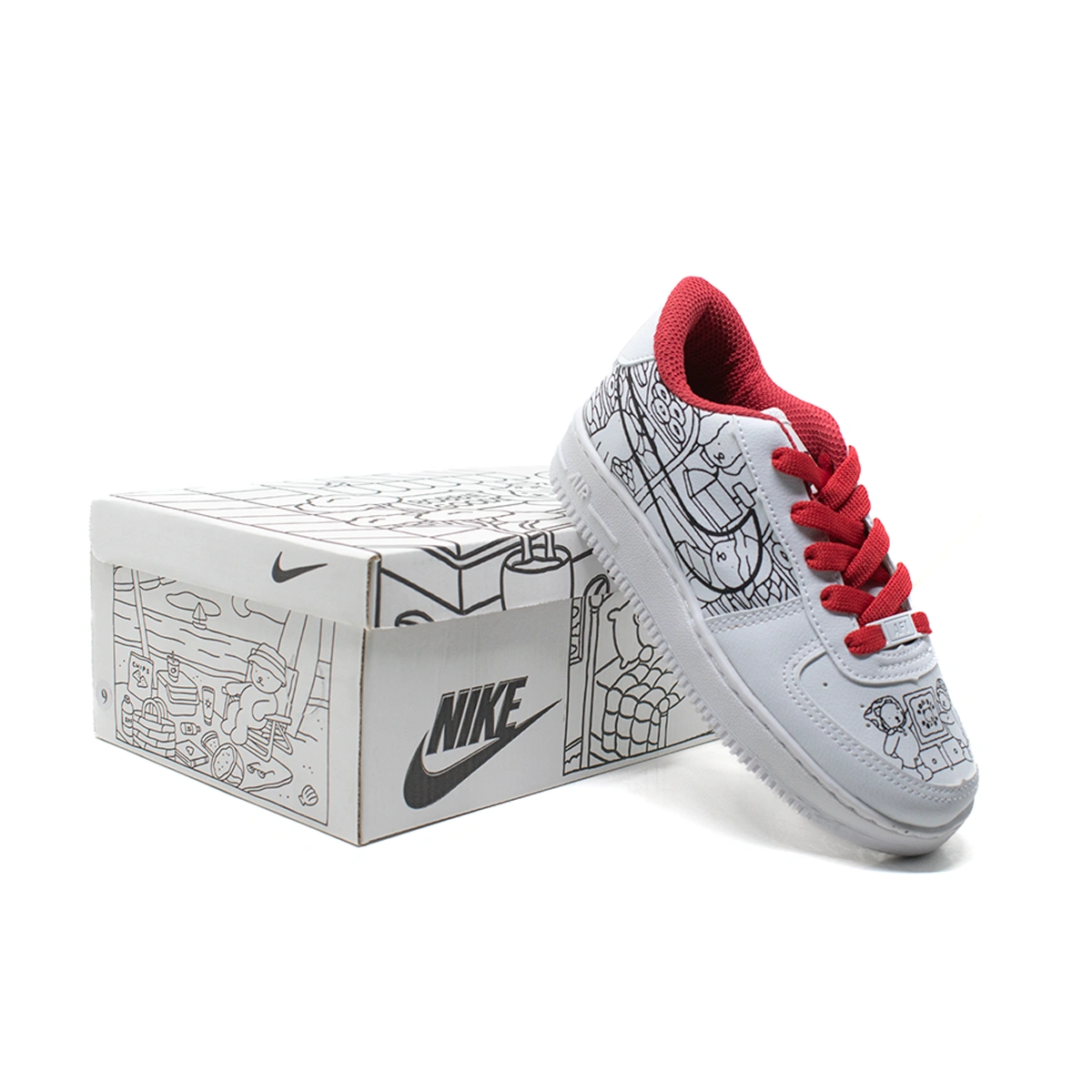 Tênis infantil Nike Air Force Bobbie Goods - Imagem 6