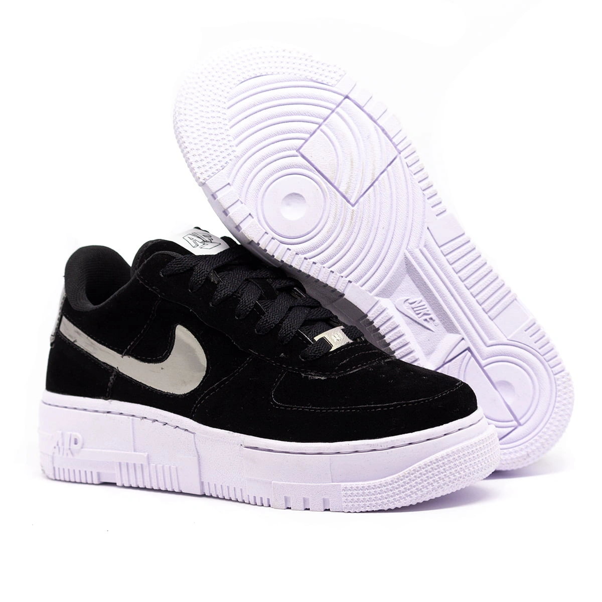 Tênis Feminino Nike Air Force Pixel Camurça - Imagem 15