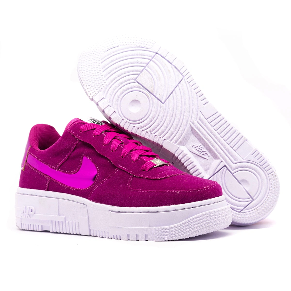 Tênis Feminino Nike Air Force Pixel Camurça - Imagem 10
