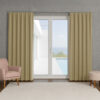 Cortina Basic Blackout Tecido Corta Luz 3,00x2,50m para Trilho Suiço 2m Bege