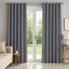 Cortina Basic Blackout Tecido Corta Luz 3,00x2,50m para Varão Simples 2m Chumbo