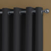 Cortina Basic Blackout Tecido Corta Luz 3,00x2,50m para Varão Simples 2m Palha