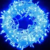 Cordão de Luz Natal Pisca Pisca 100 Led 9m 8 Funções Fio Transparente 110V - Imagem 3