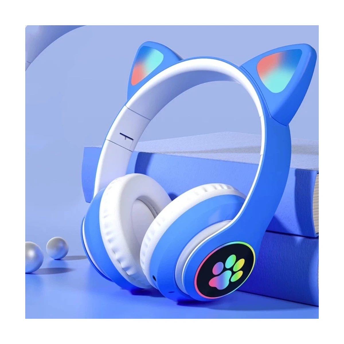 Fone Bluetooth Gamer Orelhas de Gato com Led Headphone - Imagem 7