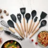 Kit 12 peças Jogo de Cozinha colheres de Silicone - Imagem 9