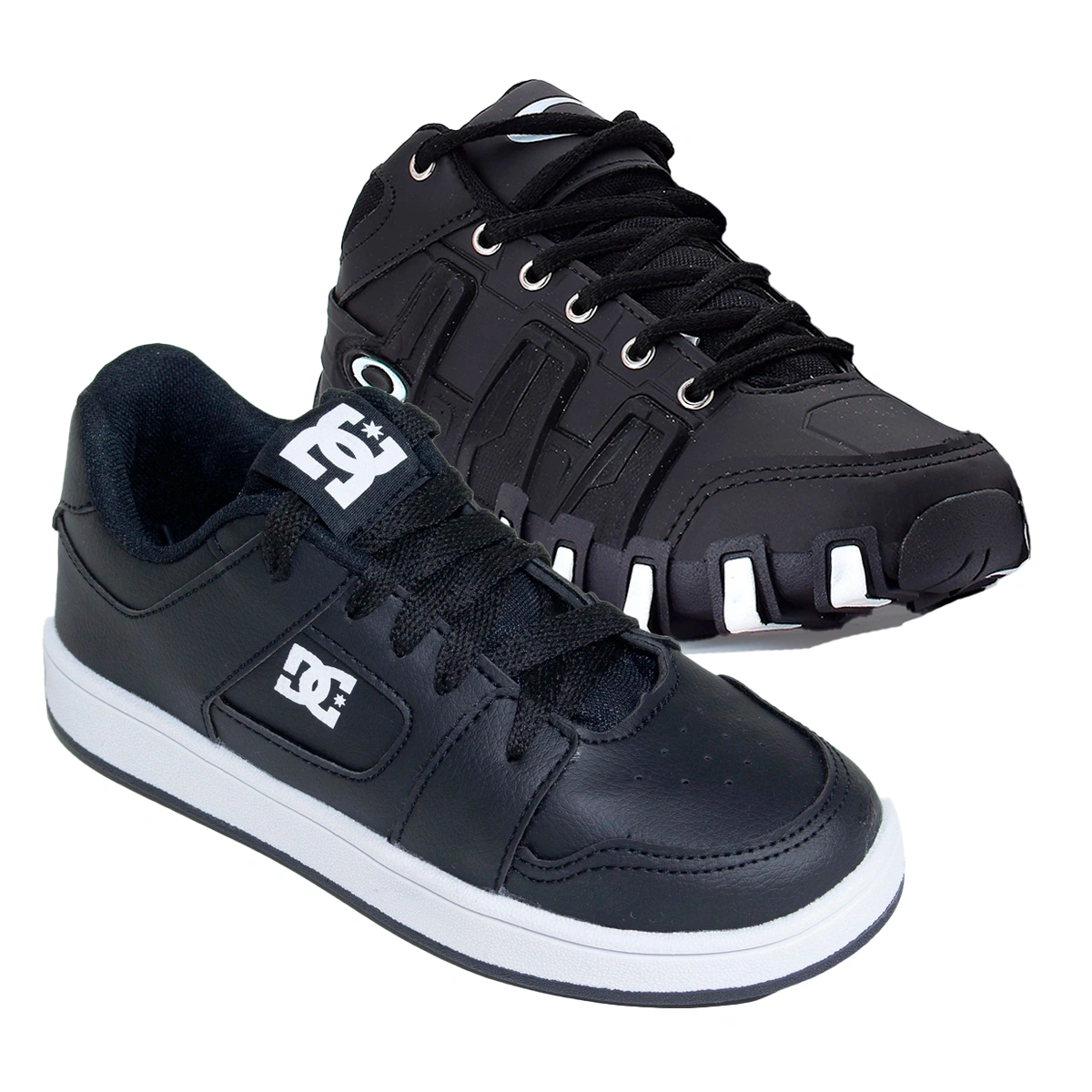 Kit 2 Tênis Infantil DC Shoes Skatista + Tênis Infantil Botinha Oakley - Imagem 7
