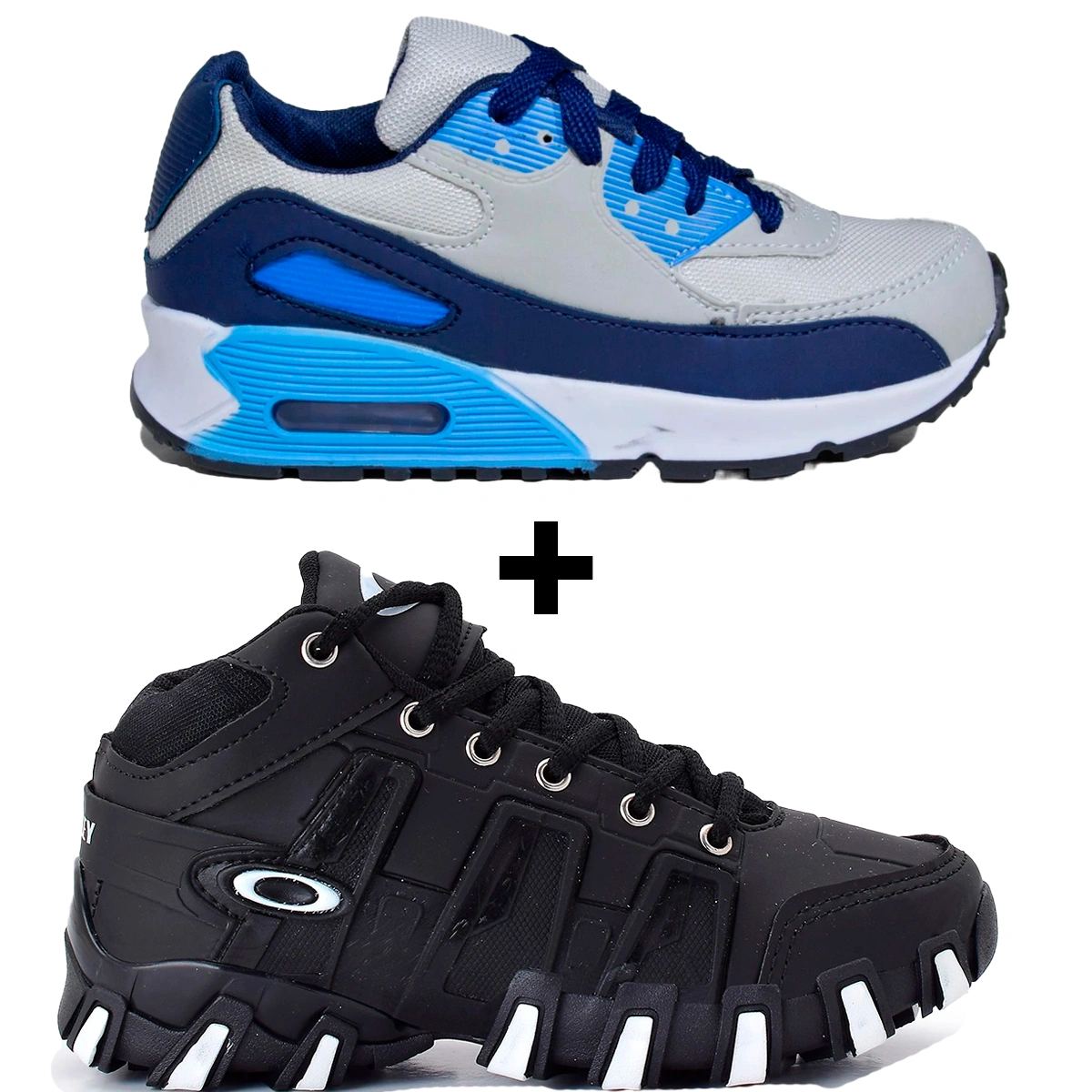 Kit 2 Tênis Infantil Botinha Oakley + Tênis Infantil Mini Max AIR Menino - Imagem 19