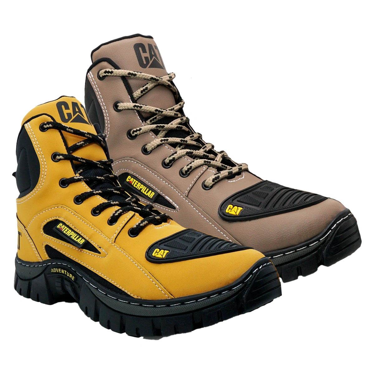 Kit 2 Bota Coturno Caterpillar CAT Cano Médio - Imagem 15