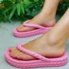 Chinelo Feminino Trançado Nuvem Casual - Imagem 24
