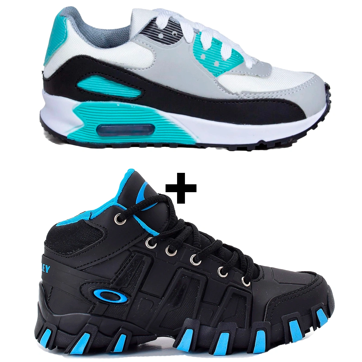 Kit 2 Tênis Infantil Botinha Oakley + Tênis Infantil Mini Max AIR Menino - Imagem 4