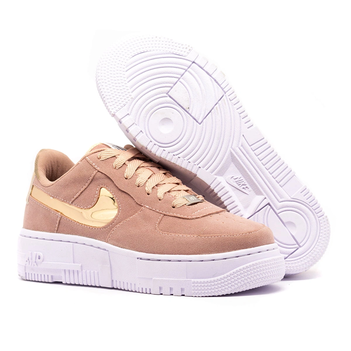 Tênis Feminino Nike Air Force Pixel Camurça - Imagem 20