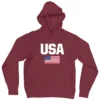 Blusa Moletom Estados Unidos da América USA Com Capuz - Imagem 2
