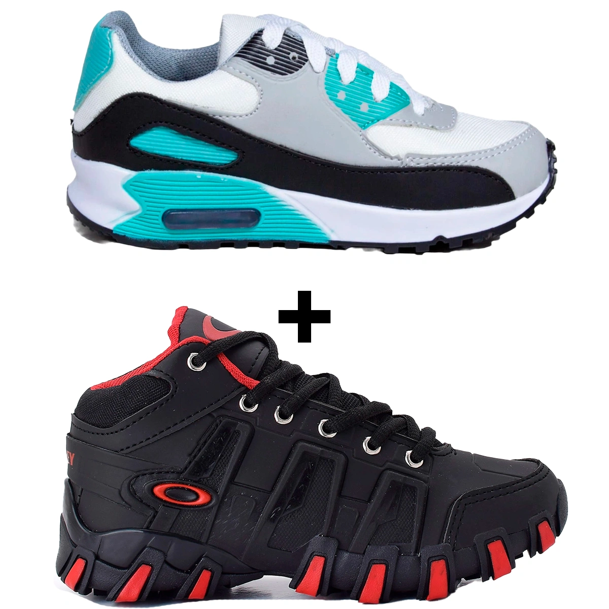 Kit 2 Tênis Infantil Botinha Oakley + Tênis Infantil Mini Max AIR Menino - Imagem 6