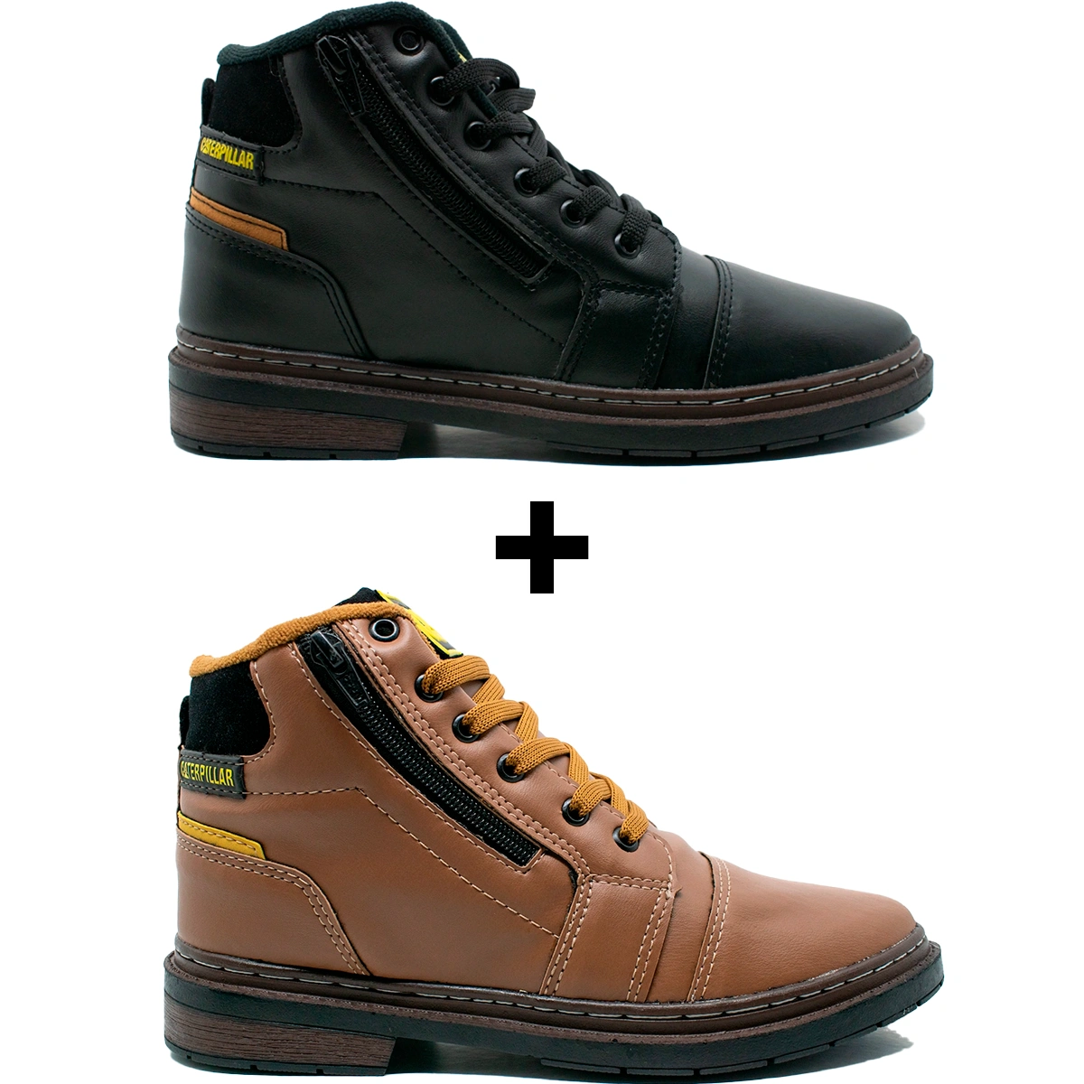 Kit 2 Bota Masculina Caterpillar Zíper - Imagem 6