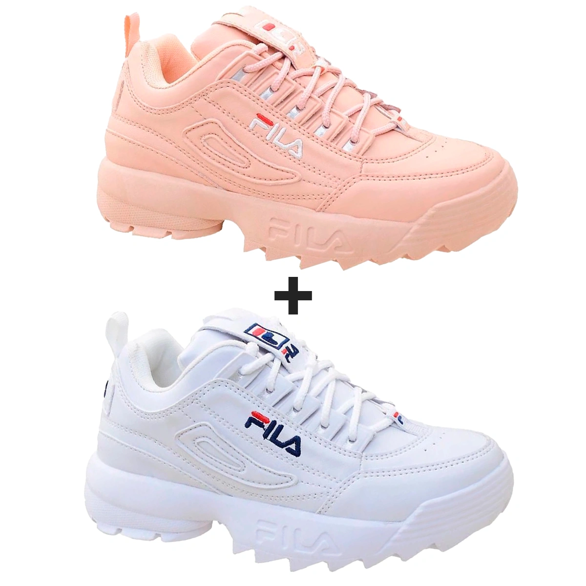 Kit 2 Tênis Fila Disruptor — Estilo, Qualidade e Economia