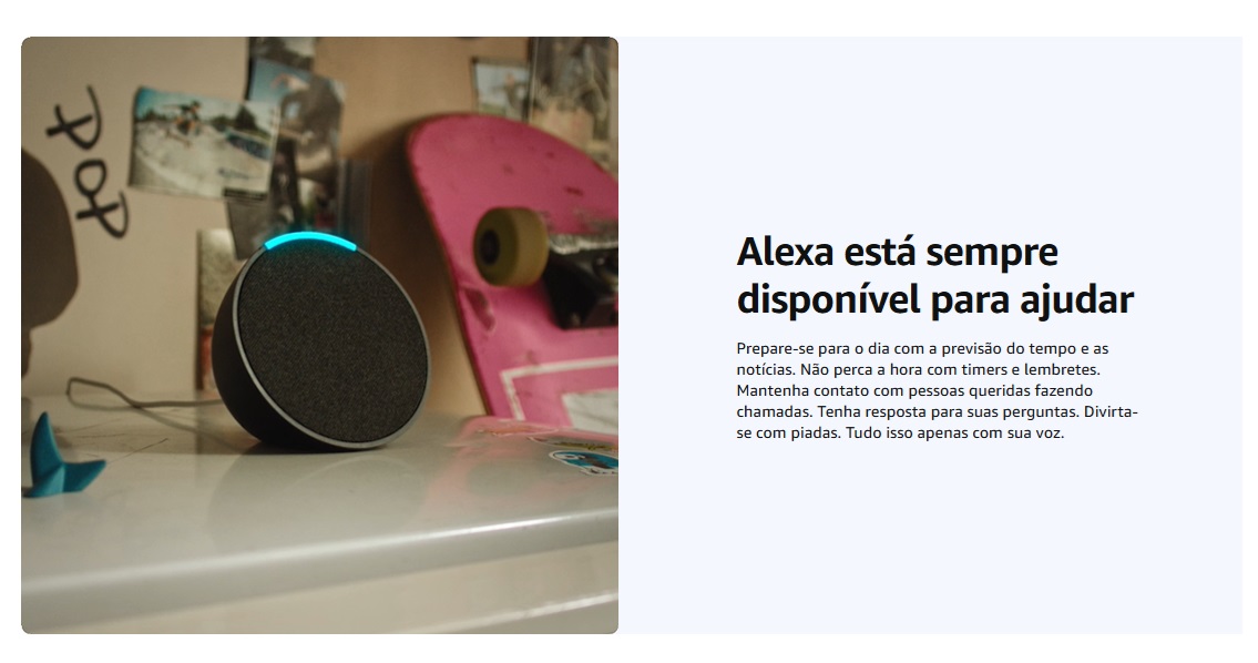 Alexa está sempre