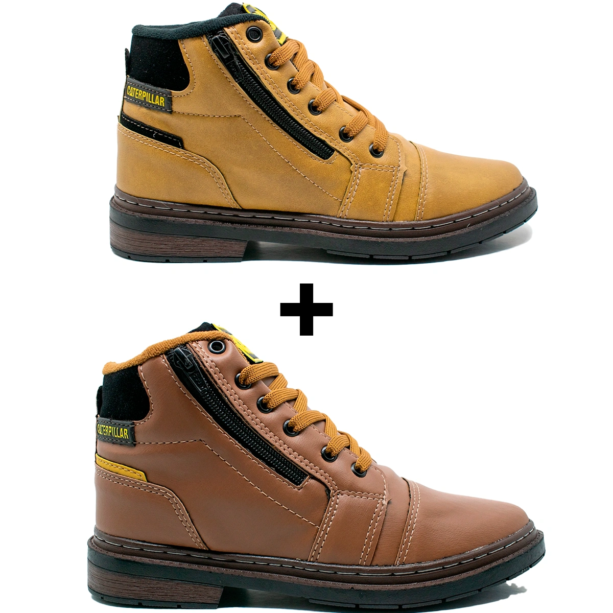Kit 2 Bota Masculina Caterpillar Zíper - Imagem 4