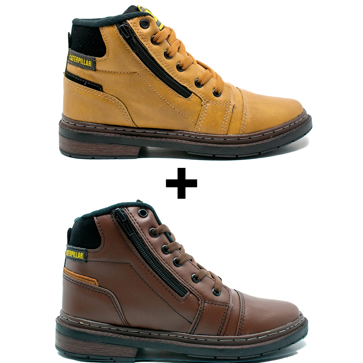 Kit 2 Bota Masculina Caterpillar Zíper - Imagem 14