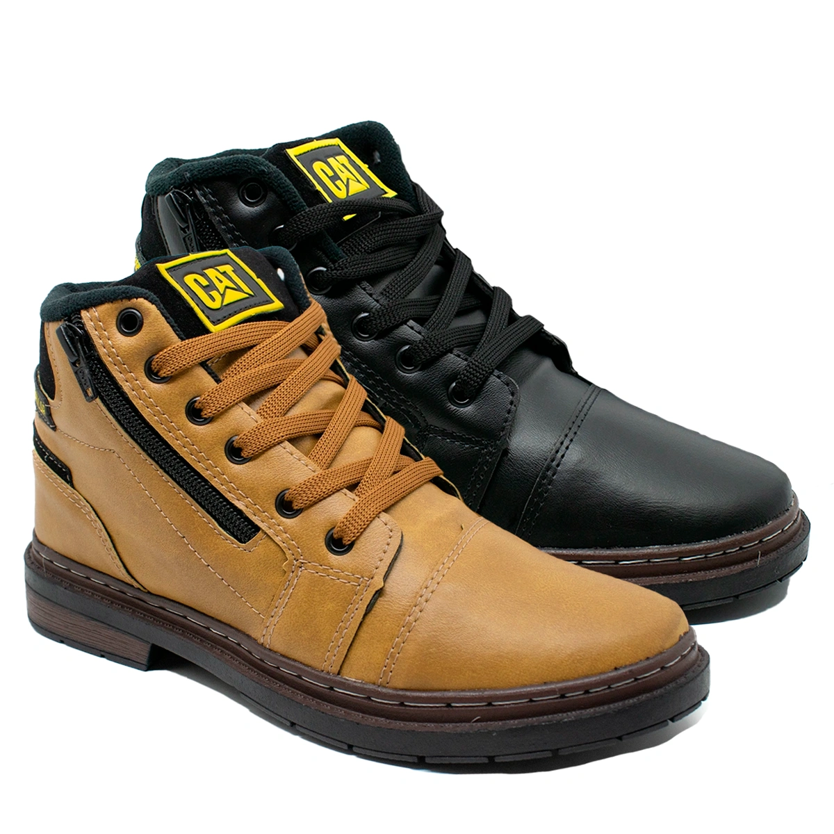 Kit 2 Bota Masculina Caterpillar Zíper - Imagem 2
