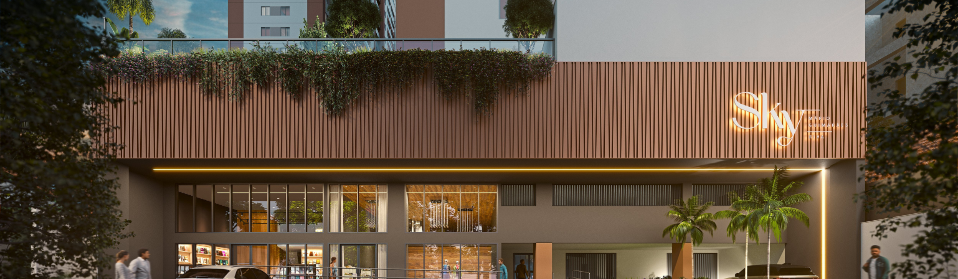 fachada Sky nova iguaçu