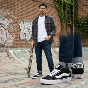 Tênis Vans Knu Skool MID Botinha Cano Medio