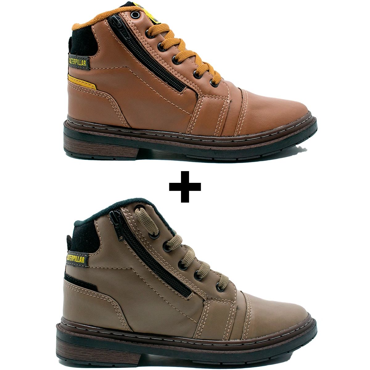 Kit 2 Bota Masculina Caterpillar Zíper - Imagem 8
