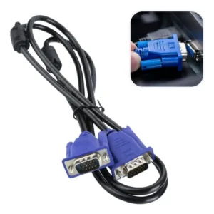 Cabo De Video Vga Macho X Macho C/ Filtro Para Monitor 1,80m