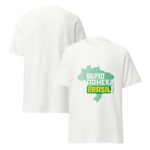 Camisa Masculina Rumo ao Hexa Mapa Brasil
