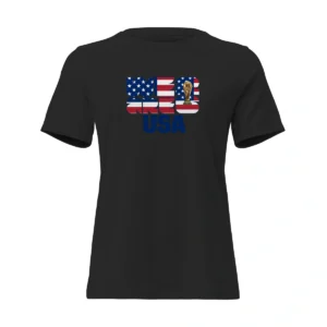 Camisa Feminina Baby Look USA We Are 2026