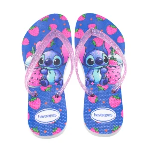 Chinelo Feminino Havaianas Stitch Gliter