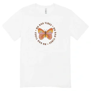 Camisa Feminina Baby Look No Bad Vibes